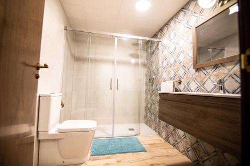 Koupelna v ubytování Maremar Suites