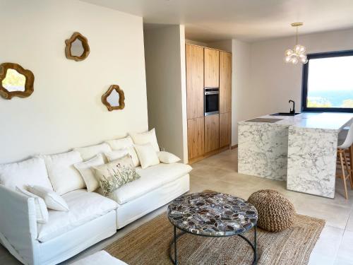 Et opholdsområde på Casaceccu : suite Casa Vespa