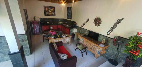 Χώρος καθιστικού στο Villa Esa Ubud