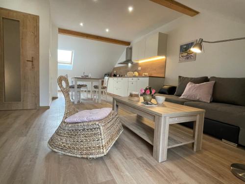 Posezení v ubytování Apartmány Bašta & Wellness