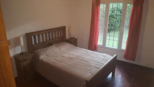 A bed or beds in a room at Casa&Pileta -#Postal de la Cordillera# Chacras de Coria - Vistalba