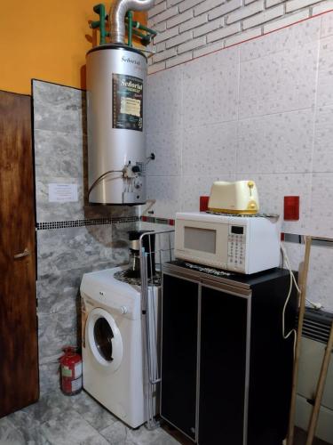 Η κουζίνα ή μικρή κουζίνα στο Malargue Style a 100 MTS del Centro