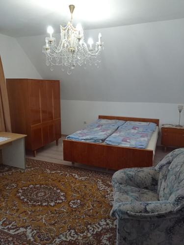 Ένα ή περισσότερα κρεβάτια σε δωμάτιο στο Apartmány Tonka 309