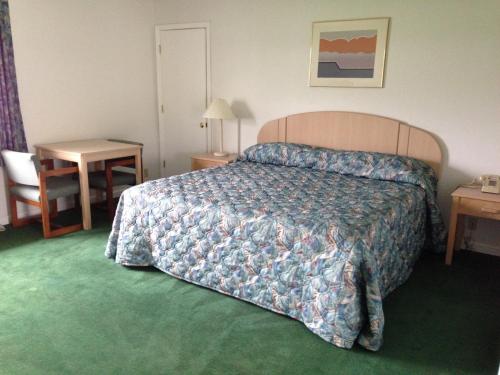 Postel nebo postele na pokoji v ubytování Economy Inn - Lafayette