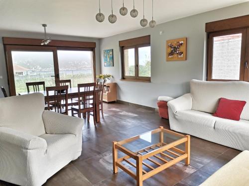 Posezení v ubytování Casa Barizo- Malpica