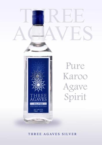 a bottle of fire agave syrup with a blue label at Roode Bloem Farm House in Graaff-Reinet