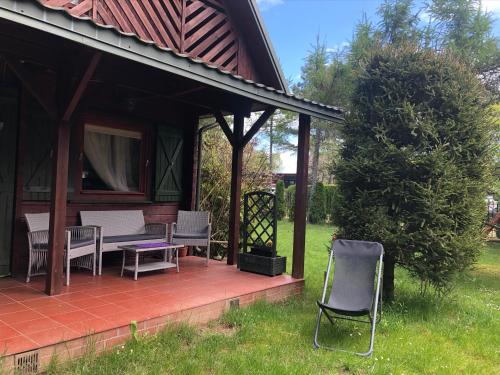 Κήπος έξω από το DOM Z BALI Villa Bajkowy Dom
