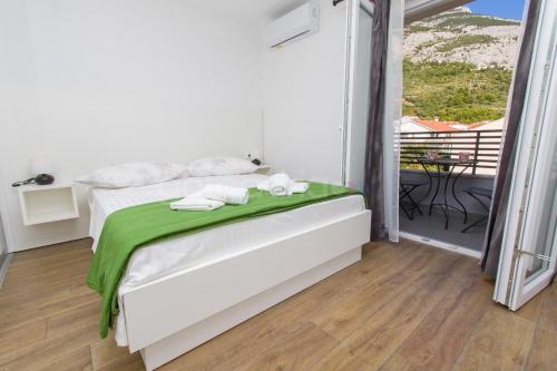 Posteľ alebo postele v izbe v ubytovaní Penthouse With Panoramic View Ally