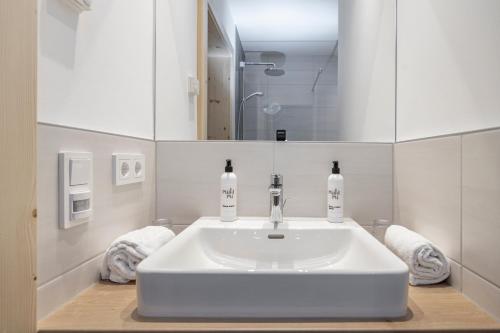 Ett badrum på Hotel Winkler-Tuschnig