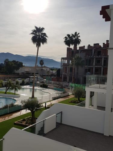Sunny apartment in Denia with outdoor swimming pool and garage parking place included, 300m from the sandy beach