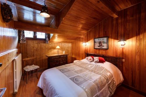 Llit o llits en una habitació de Chalet Mon Idole