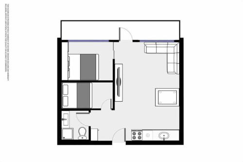 a floor plan of a small house at Beste beliggenhet på Geilo. in Geilo