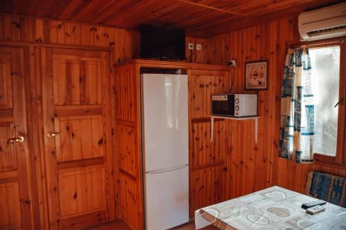 Η κουζίνα ή μικρή κουζίνα στο Camping La Aldea