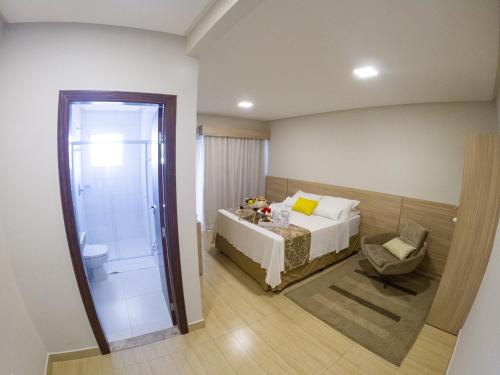 Katil atau katil-katil dalam bilik di Le Parc Hotel