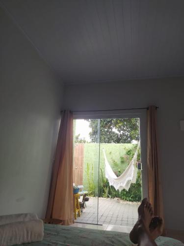 Postel nebo postele na pokoji v ubytování Chalés Aconchego