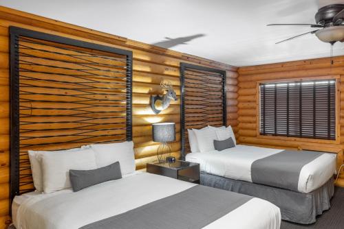 Ένα ή περισσότερα κρεβάτια σε δωμάτιο στο Canyons Lodge- A Canyons Collection Property