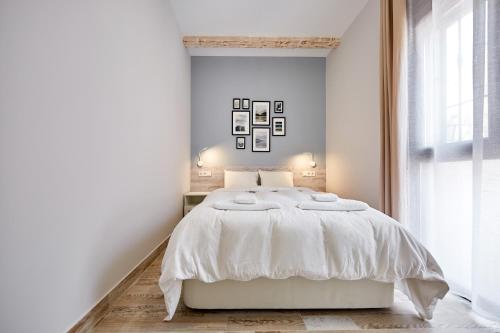 Postel nebo postele na pokoji v ubytování Espanatour APARTHOTEL 3