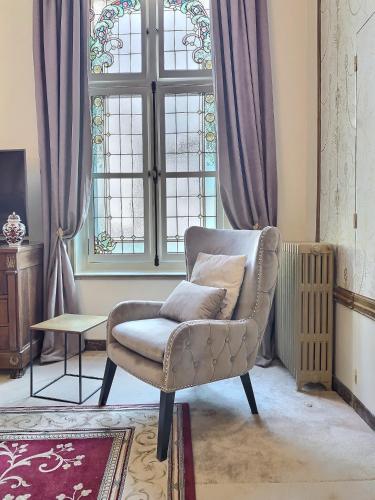 Posezení v ubytování Le Tardif, Noble Guesthouse
