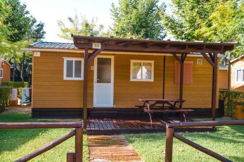 Κήπος έξω από το Camping La Aldea