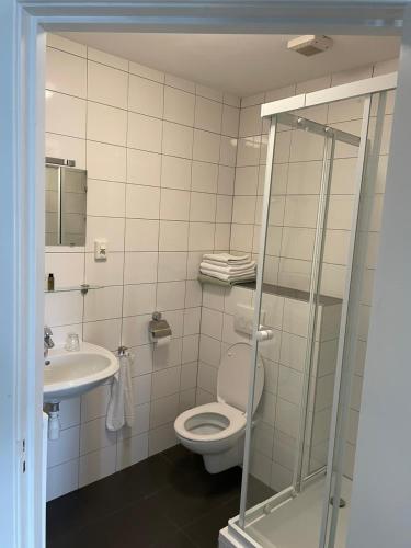 Koupelna v ubytování BnB Bruxelles - Studios & Apartments