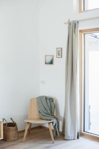 Posezení v ubytování Bergauf Appartement