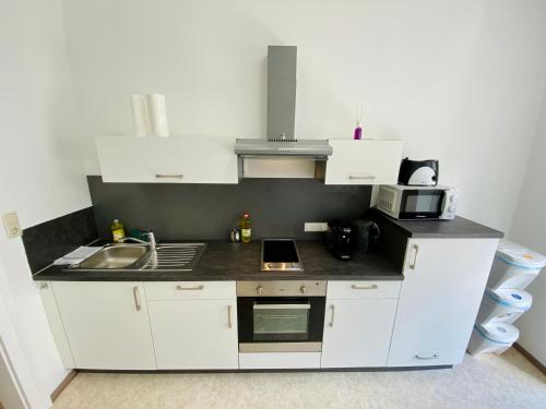 Una cocina o kitchenette en Abschalten im Zentrum von Bad Ischl