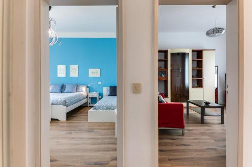 En eller flere senge i et værelse på RomagnaBNB Casemurate