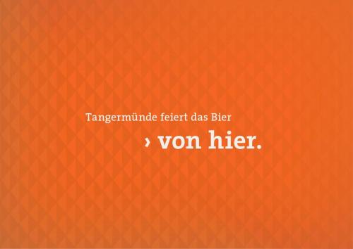 an orange background with the words terminate leftthalthalthalthalthalthalthal disc at SCHULZENS Brauerei & Hotel in Tangermünde