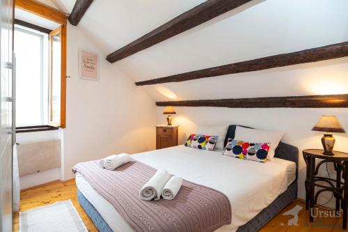 Postel nebo postele na pokoji v ubytování Apartment Lira