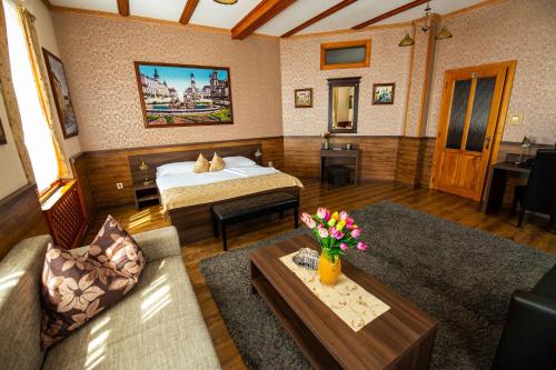Posezení v ubytování Hotel Kuria