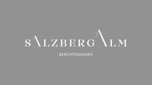 a logo for a butcher firm at Salzbergalm in Berchtesgaden