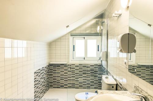 Koupelna v ubytování Apartamento Mardevela