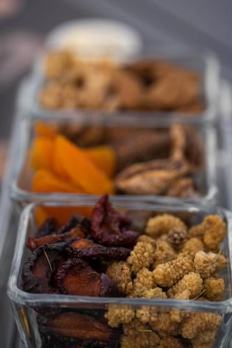 a plastic container filled with different types of food at WEST HOUSE EXCLUSIVE HOTEL in Göcek