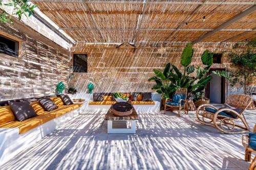 Χώρος καθιστικού στο Masseria Pezza