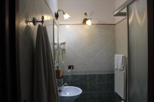 Koupelna v ubytování Agriturismo La Baita