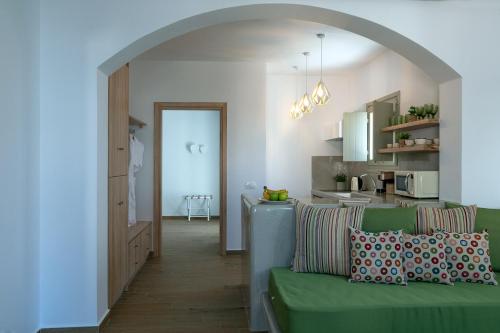 Zona de estar de Stardust Suites