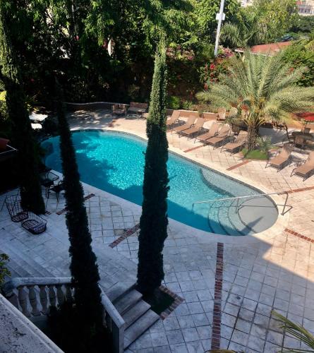 Bazén v ubytování Hotel Villa Therese nebo v jeho okolí