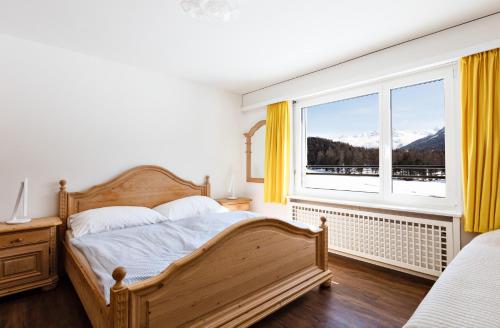 Postel nebo postele na pokoji v ubytování Spacious Apartment with fantastic Alpine Panorama
