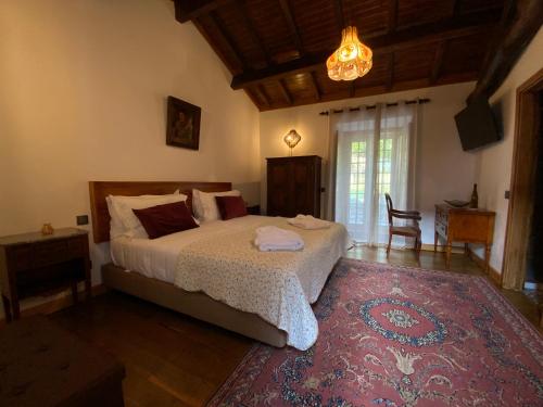 Ένα ή περισσότερα κρεβάτια σε δωμάτιο στο Quinta do Bravio