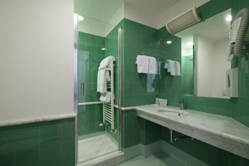 Kúpeľňa v ubytovaní Hotel Portavaldera