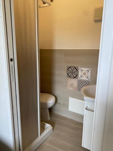 Koupelna v ubytování Casa Kalos