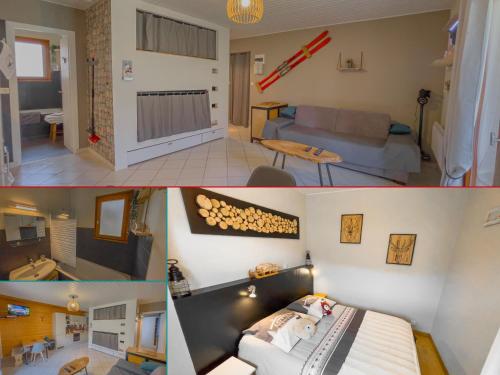 Joli appartement T2, Escale Les Airelles, rez de jardin proche lac