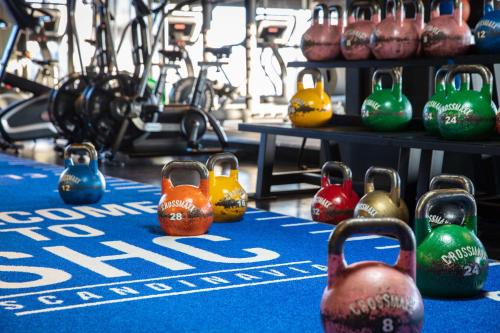 Das Fitnesscenter und/oder die Fitnesseinrichtungen in der Unterkunft Radisson Blu Scandinavia Hotel, Copenhagen