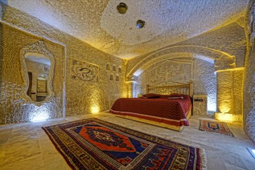 Katil atau katil-katil dalam bilik di Cappadocia Cave Lodge