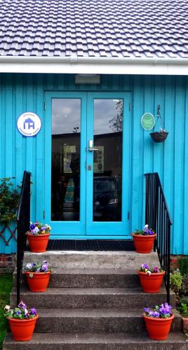 Un jardín fuera de Inveraray Hostel