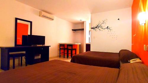 Posezení v ubytování Hotel El Marques