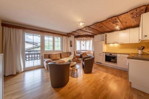 Küche/Küchenzeile in der Unterkunft Quadernpark-Apartments