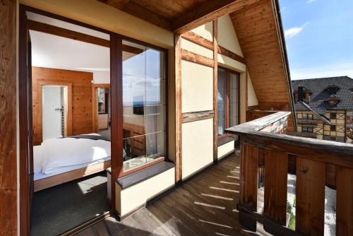 Μπαλκόνι ή βεράντα στο APLEND Hotel Kukučka
