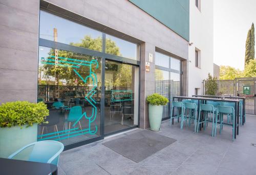 Hotel Venture Sant Cugatにあるバルコニーまたはテラス