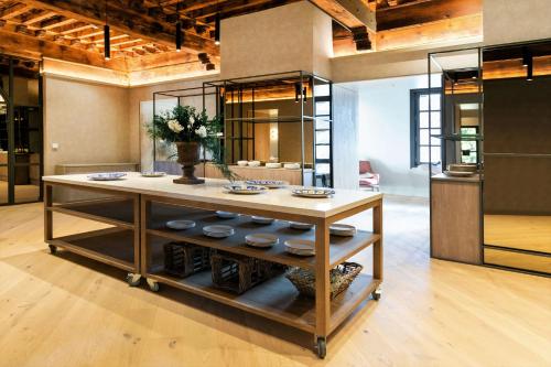 O bucătărie sau chicinetă la Sofraga Palacio